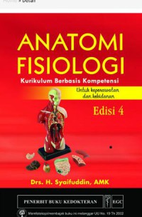 Anatomi Fisiologi : Kurikulum Berbasis Kompetensi