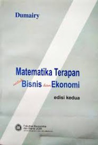 Matematika terapan Untuk Bisnis dan Ekonomi