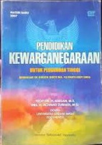 Pendidikan Kewarganegaraan Untuk Perguruan Tinggi